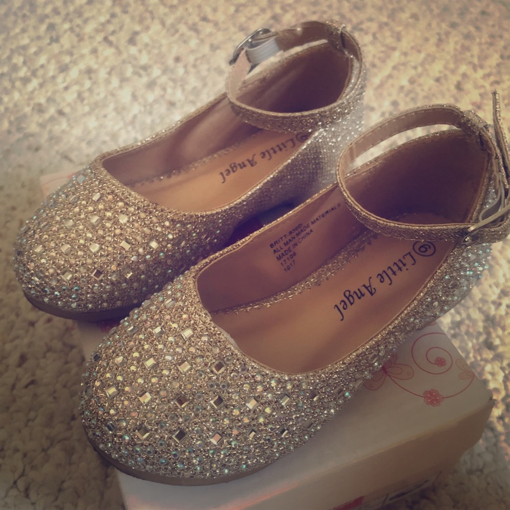 Rhinestone Mary Jane ballerina flat